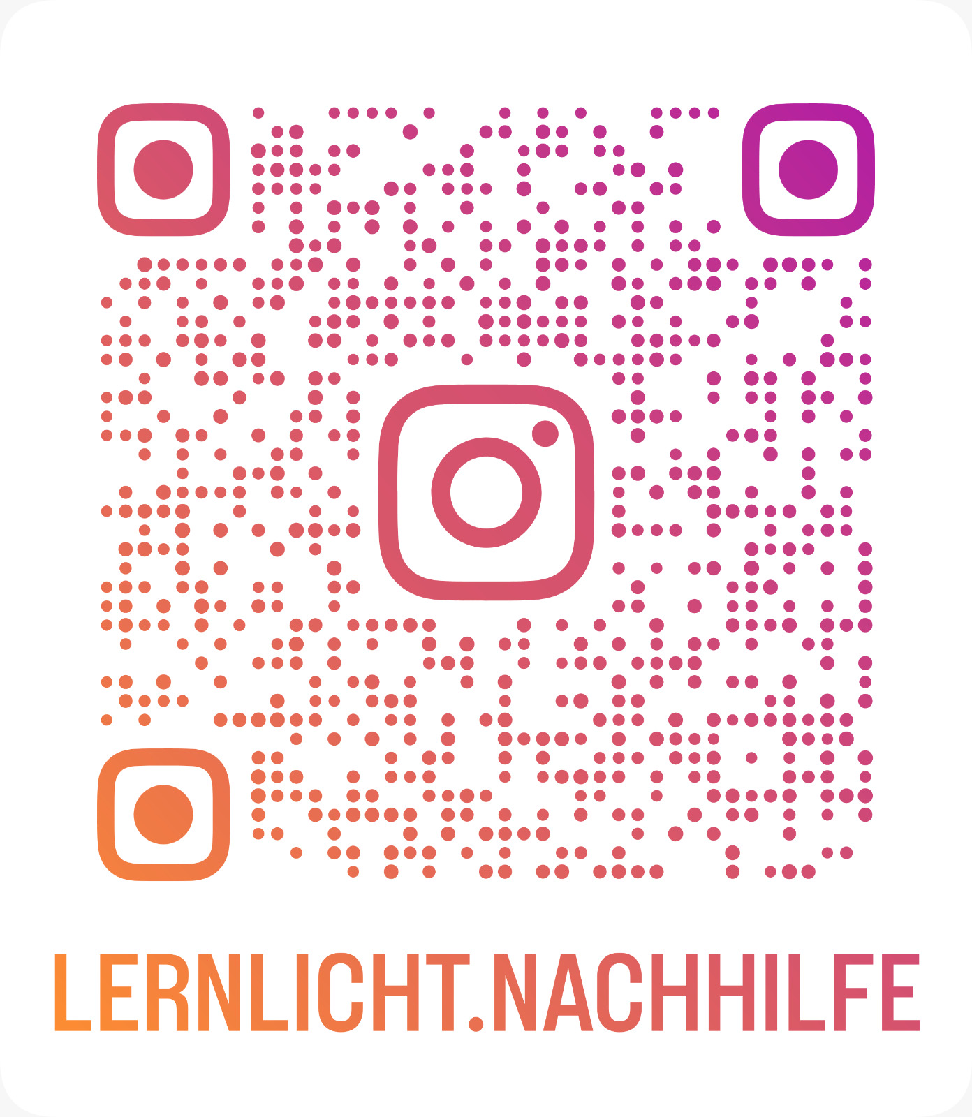 Instagram QR-Code von LernLicht
